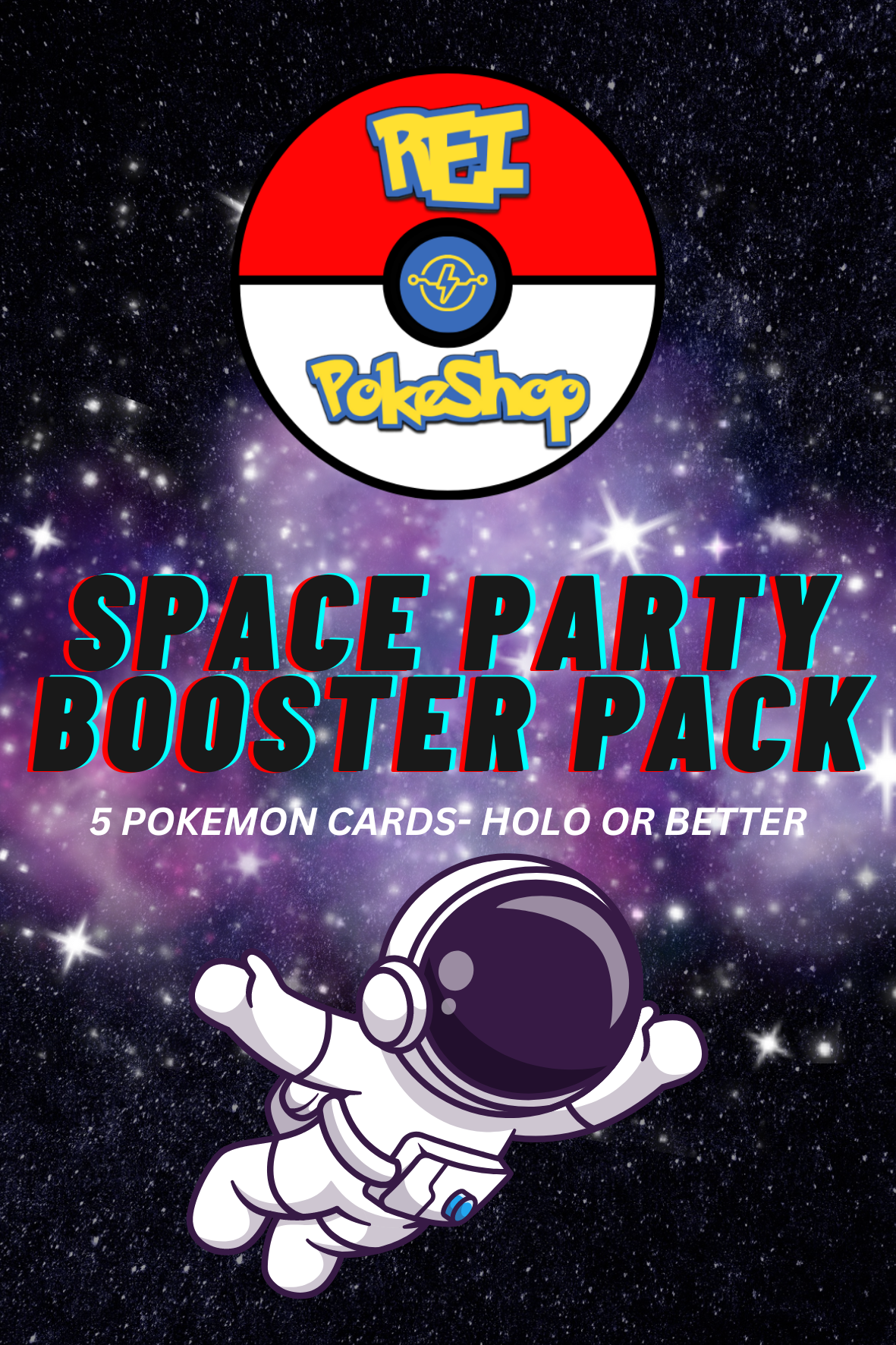 Pokemon Booster Pack-  Space Party