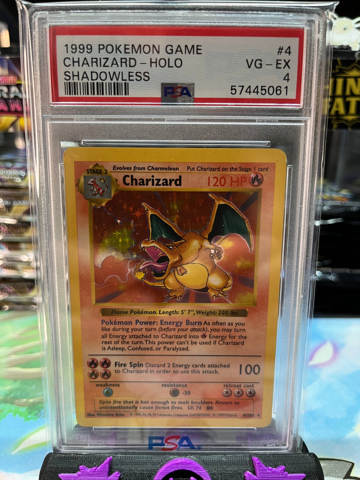 PSA 4 | Charizard | Base Set SHADOWLESS